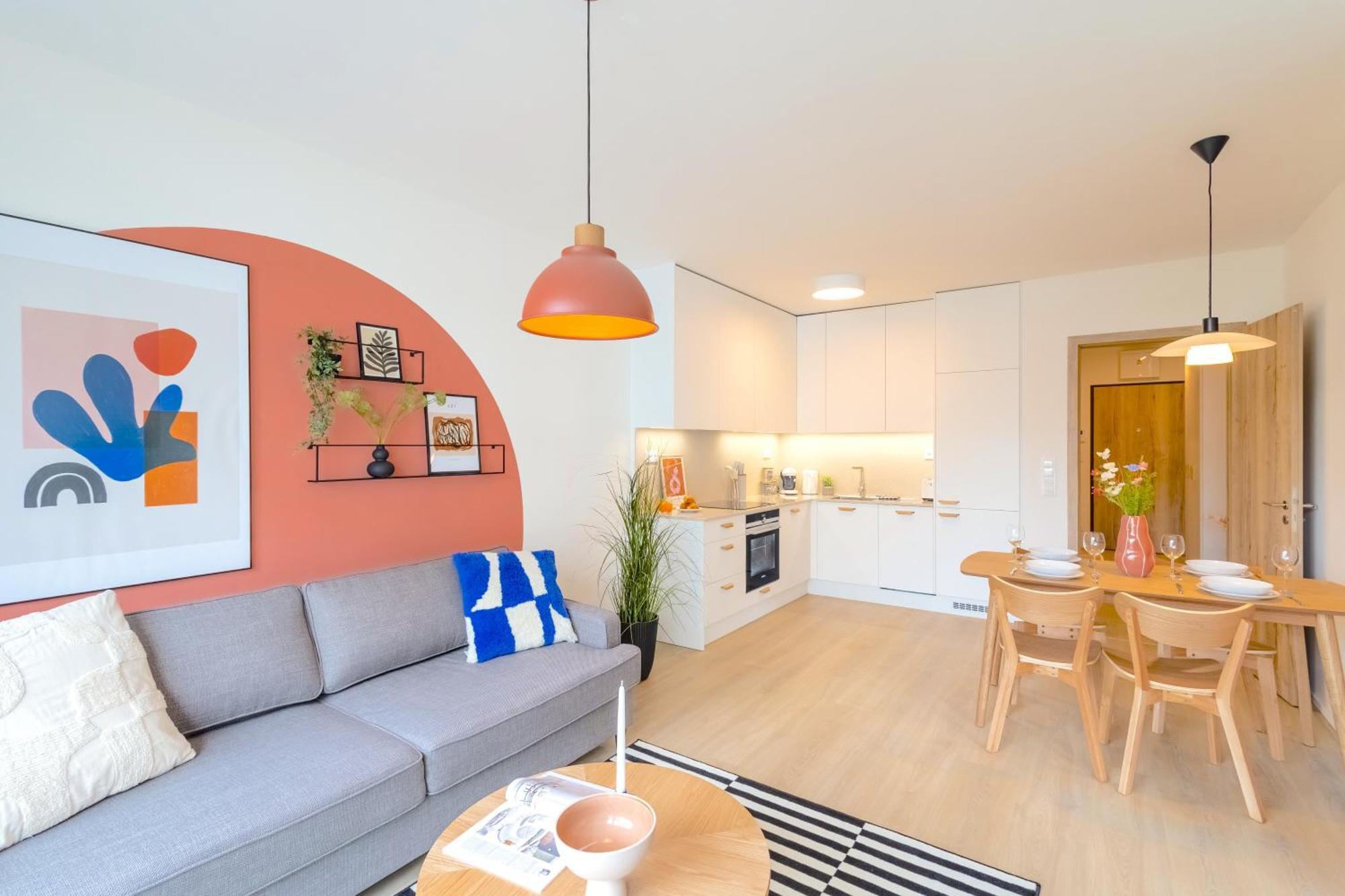 Apartamento Design - Balcony, Free Parking, Yoga, 10 Mins To Center, By Gravity Praga